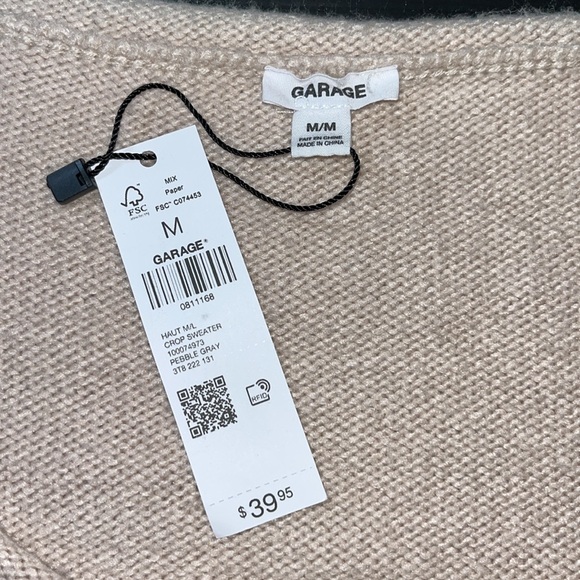 NWT: garage cropped sweater - Picture 7 of 9